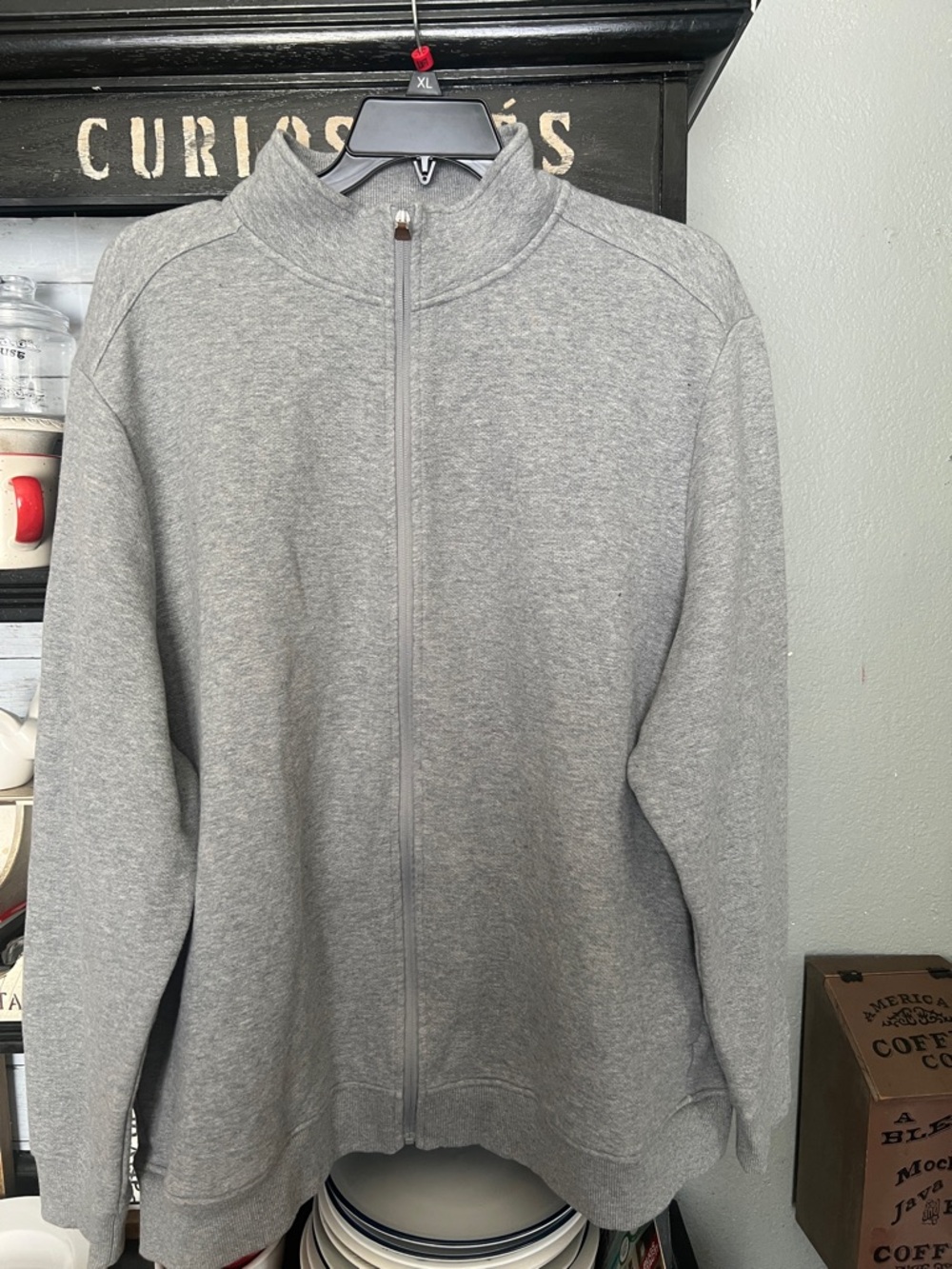 George Heather Gray Pullover Sweatshirt